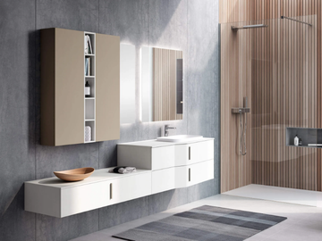 STR8 STR02 - Wall-mounted vanity unit with drawers by Gruppo Geromin - view 2